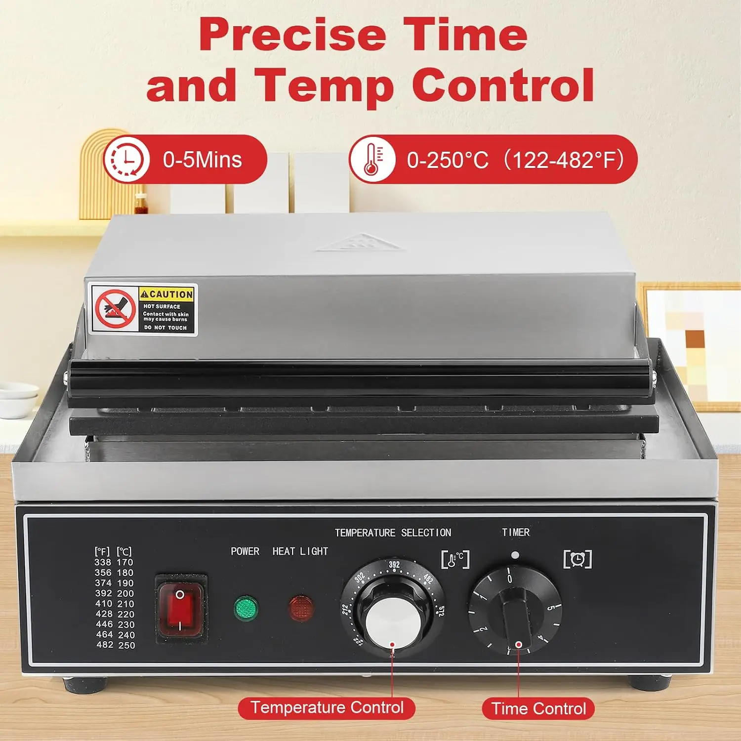 6Pcs Corn Dog Maker, 1550W Com - Corn Dog Stick ulasan dan harga
