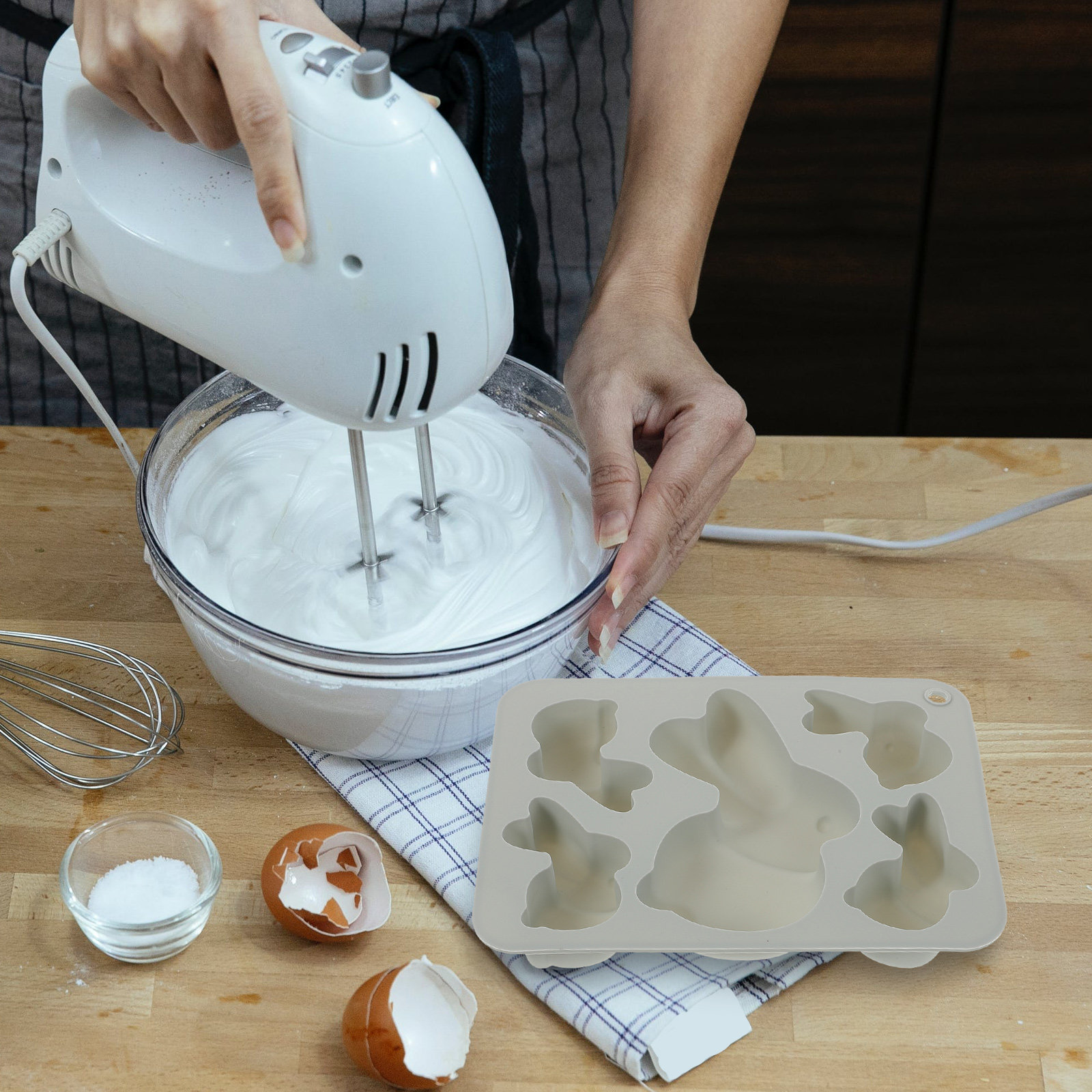 1Pcs High Quality Food Grade S - Bunny Cake Mold ulasan dan harga