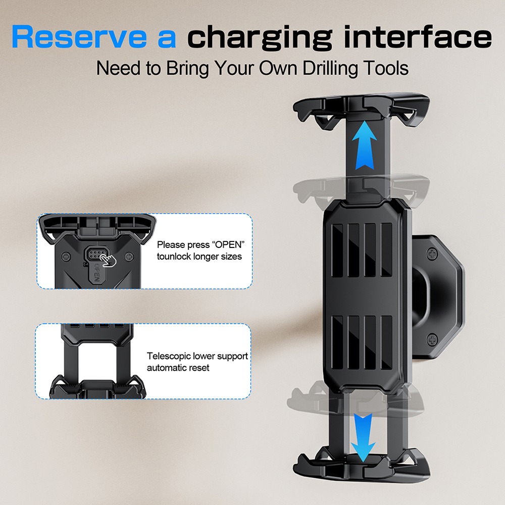 Wall Mount Phone Holder Tablet - Taco Stand Holder ulasan dan harga
