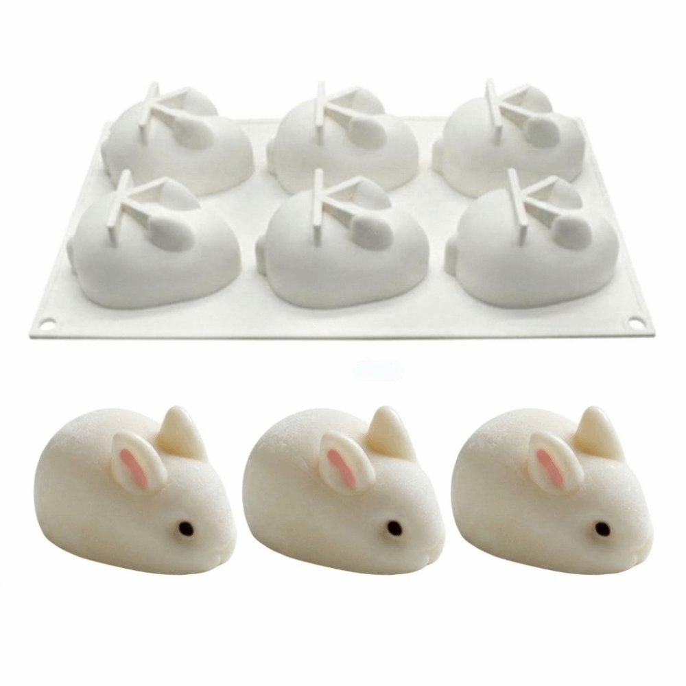 Silicone 3D Rabbit Cake Molds  - Bunny Cake Mold ulasan dan harga