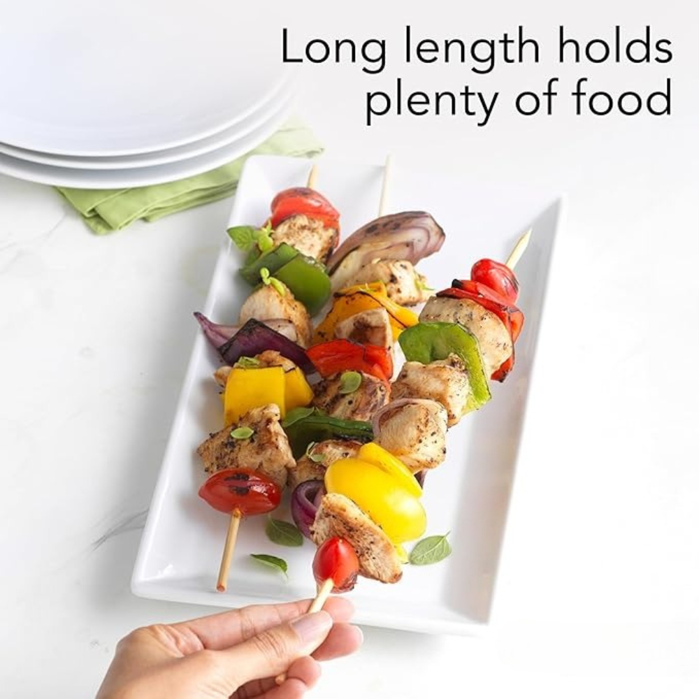 1350/90Pcs Natural BBQ Skewers - Corn Dog Stick ulasan dan harga