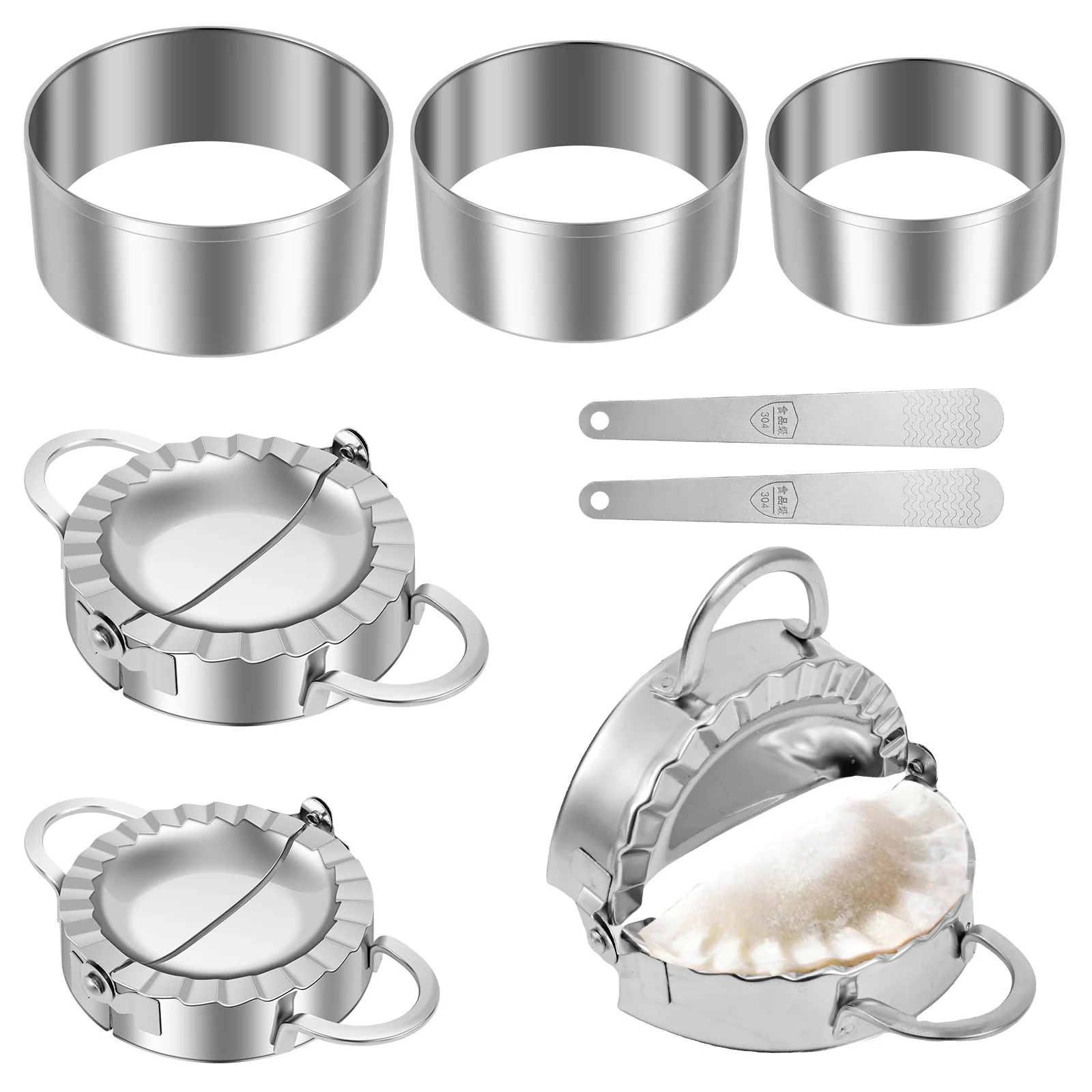 Stainless Steel Dumpling Maker - Dumpling Press Set ulasan dan harga