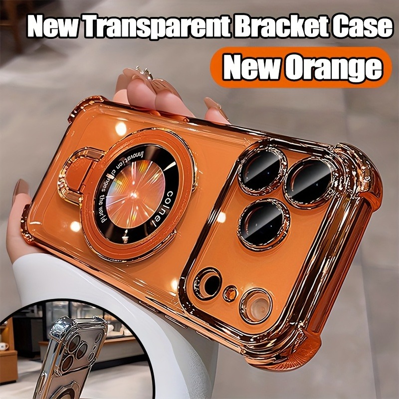 Luxury Clear  Plating Phone Ca - Taco Stand Holder ulasan dan harga