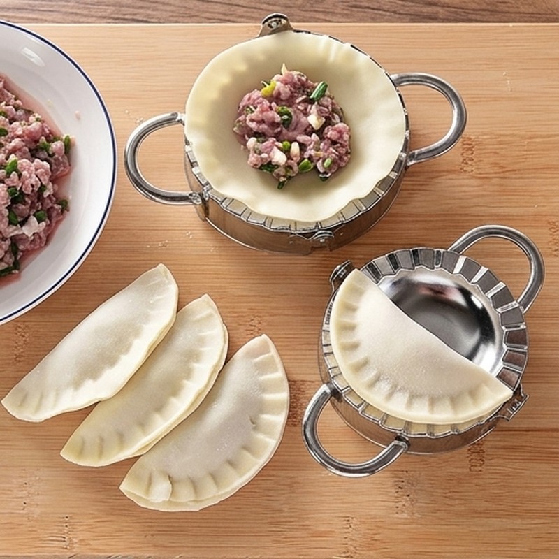 Steel Stainless Dumpling Maker - Dumpling Press Set ulasan dan harga
