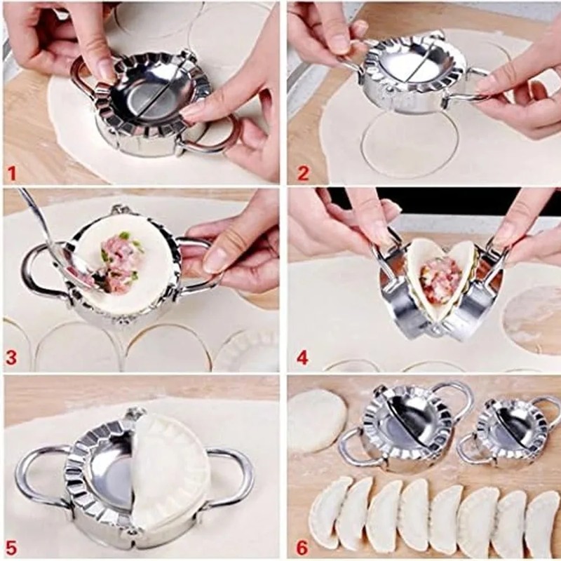 Steel Stainless Dumpling Maker - Dumpling Press Set ulasan dan harga