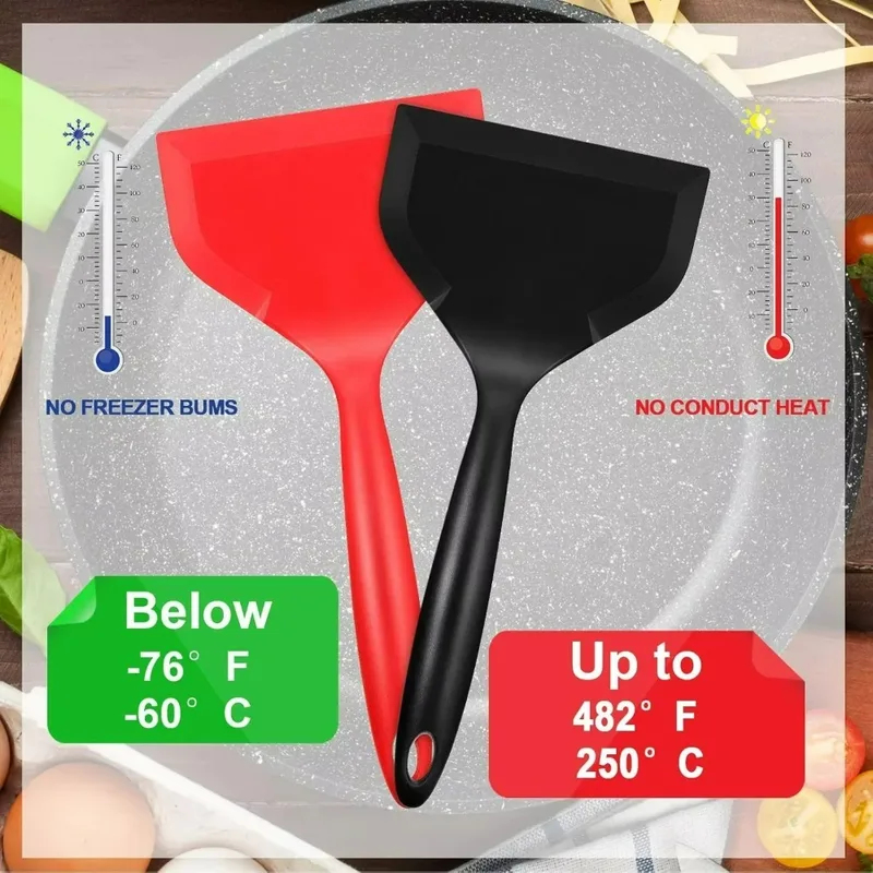 Non-stick Silicone Spatula, Wi - Okonomiyaki Spatula ulasan dan harga