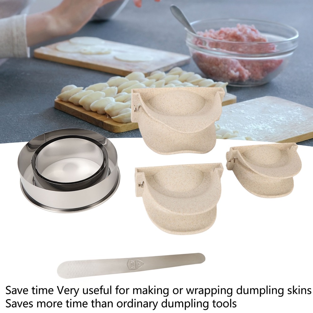 Plastic Stainless Steel Dumpli - Dumpling Press Set ulasan dan harga