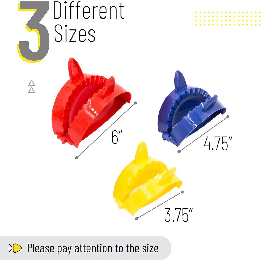 3-Piece Dough Press Set: Dumpl - Dumpling Press Set ulasan dan harga