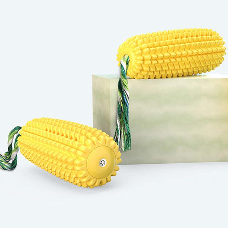 Corn Shape Squeaky Dog Toy Dur - Corn Dog Stick ulasan dan harga