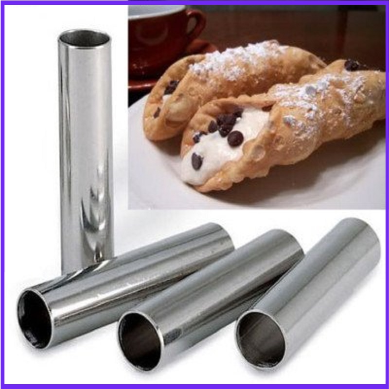 Alluminum Cannoli Forms, 4 Tub - Danish Pancake Pan ulasan dan harga