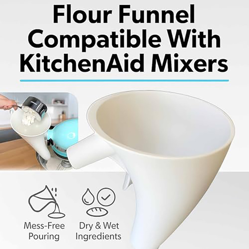 1 Pcs Random Color Flour Funne - Kitchenaid Mixer Artisan 5Qt ulasan dan harga