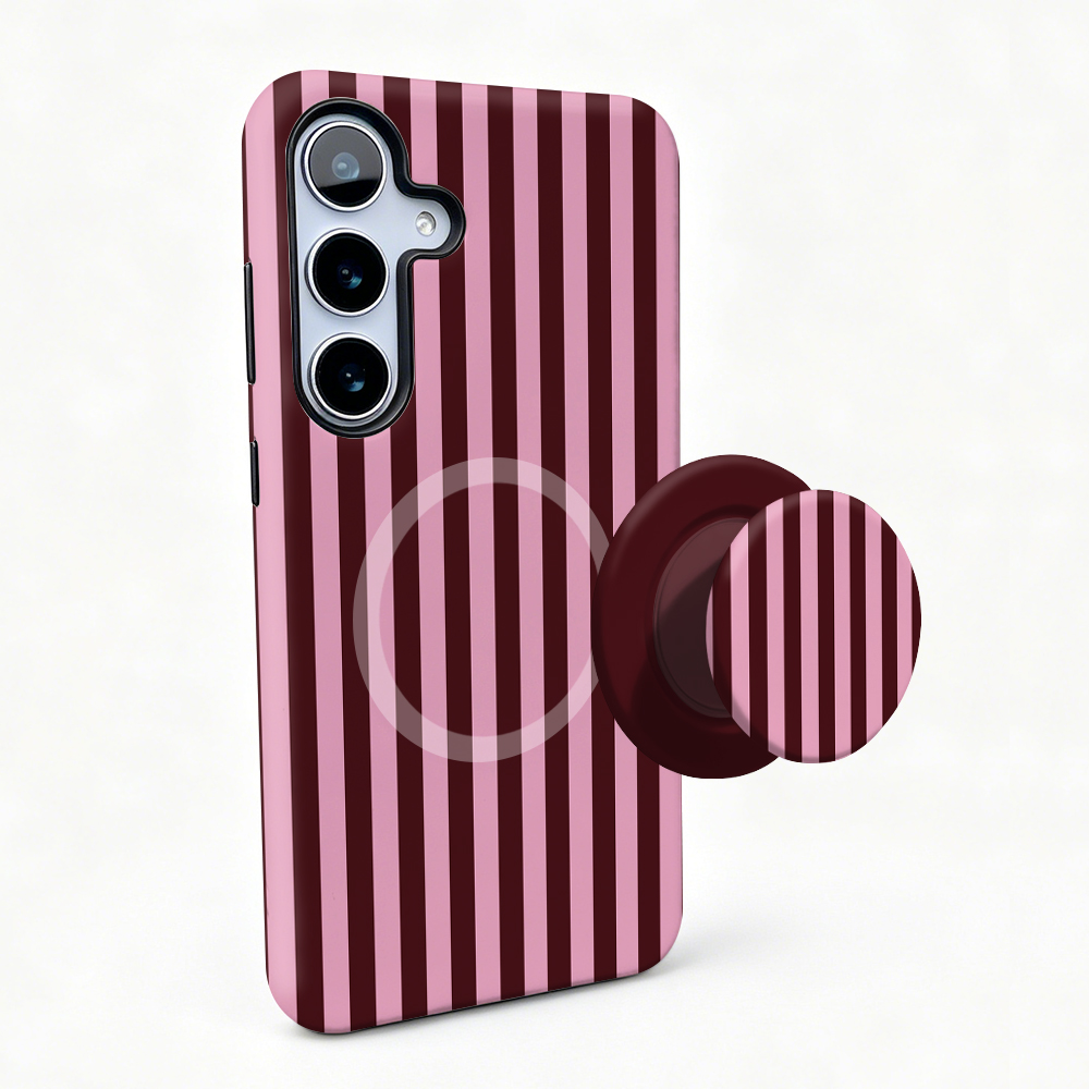 Stripe Magnetic Case For Samsu - Taco Stand Holder ulasan dan harga