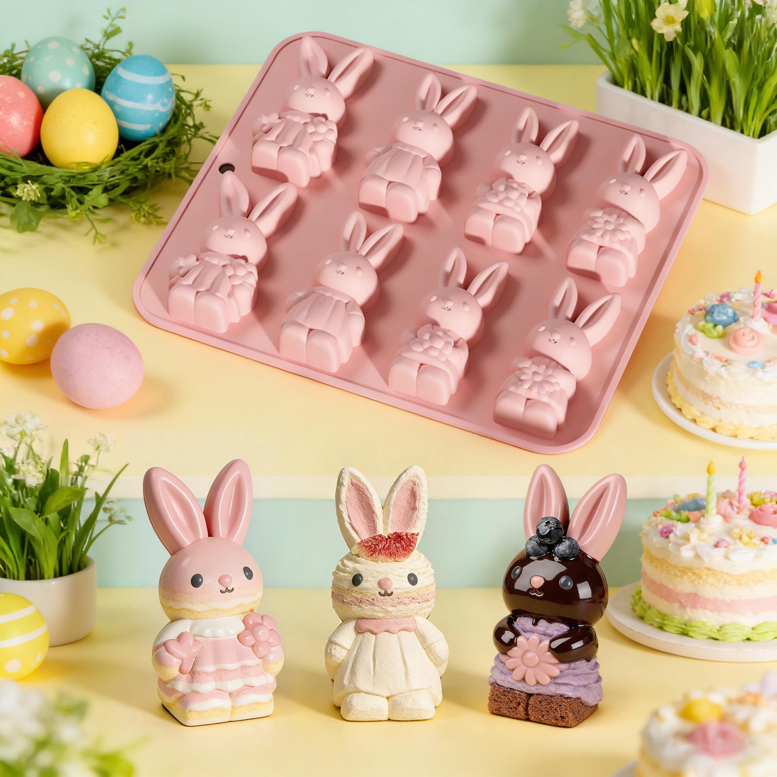 Creative Easter Bunny Silicone - Bunny Cake Mold ulasan dan harga