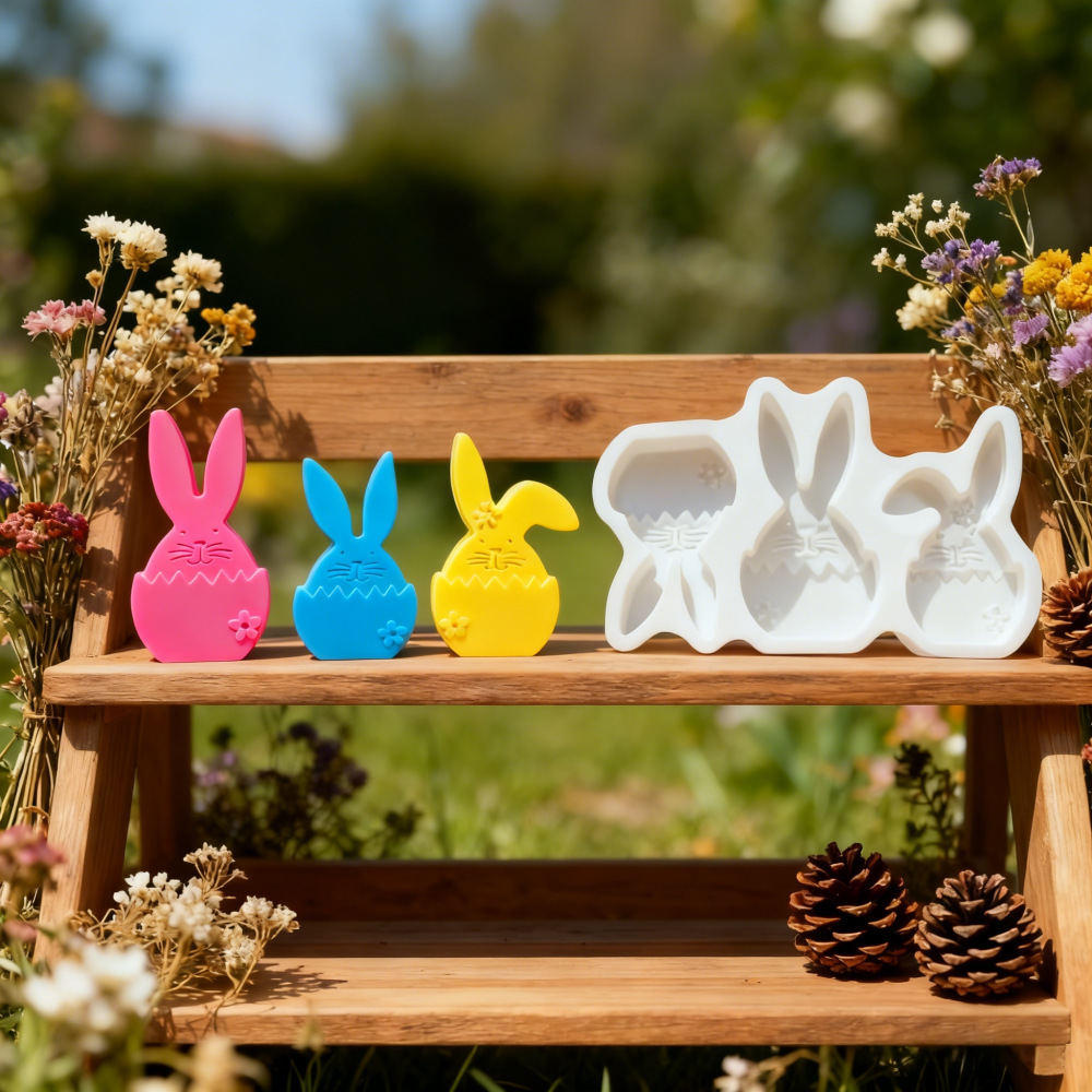 DIY Easter Decoration Resin Bu - Bunny Cake Mold ulasan dan harga