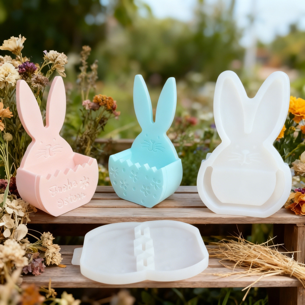 DIY Easter Decoration Resin Bu - Bunny Cake Mold ulasan dan harga