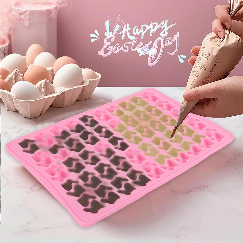 100Grid Silicone Rabbit Gummy  - Bunny Cake Mold ulasan dan harga